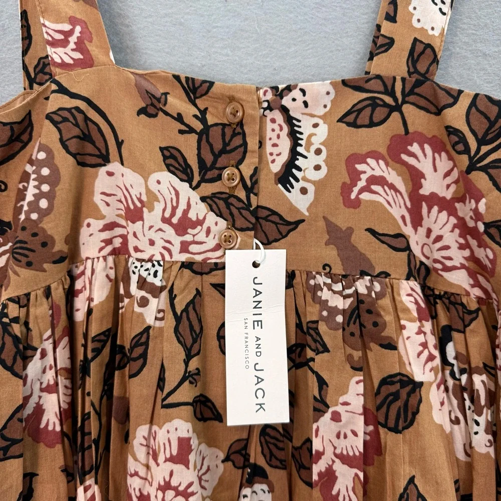 Janie & Jack NWT girls Butterfly Floral sweetheart Sundress sleeveless dress 14